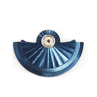 HKM-030611 NH7 Series Metal Watch Rotor - Vertical Pattern Options in Gold, Silver, Black, Rose Gold, and Royal Blue
