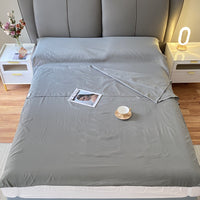 HKM-030739 Portable Microfiber Disposable Sleeping Bag for Adults - Envelope Style with Soft Polyester Cotton Lining