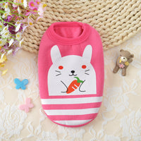 HKM-030867 Fleece Vest for Dogs and Cats - Cartoon Milk Design, Comfortable for Autumn and Winter