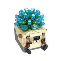HKM-030995 Animal Succulent 3D Puzzle Building Block Set for Kids and Teens