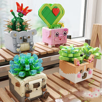 HKM-030995 Animal Succulent 3D Puzzle Building Block Set for Kids and Teens