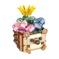 HKM-030995 Animal Succulent 3D Puzzle Building Block Set for Kids and Teens
