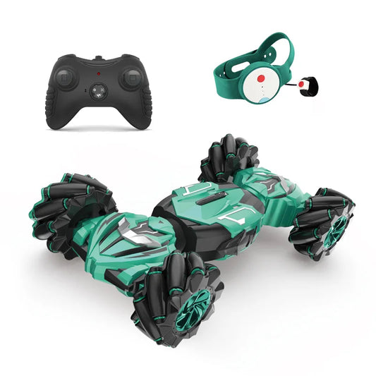 HKM-031059 Double-Sided RC Stunt Car with 4-Channel Remote Control for Indoor and Outdoor Fun