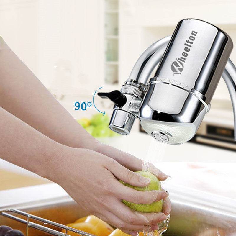 KTX-031123 Stainless Steel Faucet Water Purifier with Ceramic Filter, 150L/h Output