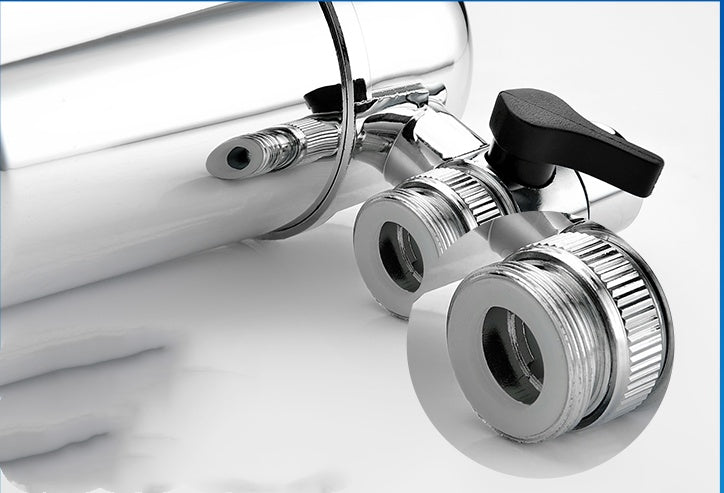 KTX-031123 Stainless Steel Faucet Water Purifier with Ceramic Filter, 150L/h Output