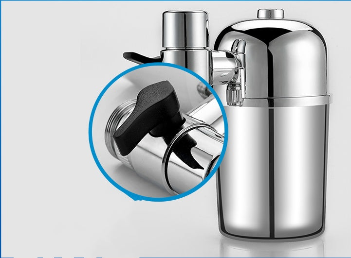 KTX-031123 Stainless Steel Faucet Water Purifier with Ceramic Filter, 150L/h Output