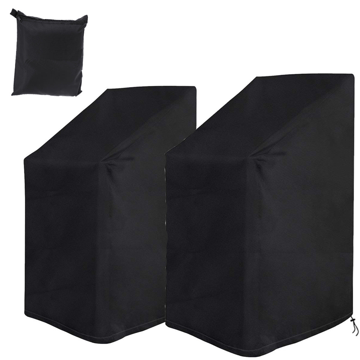 HKM-031315 Waterproof Dust Cover Chair Set with UV Protection – 210D Polyester, Silver Lining