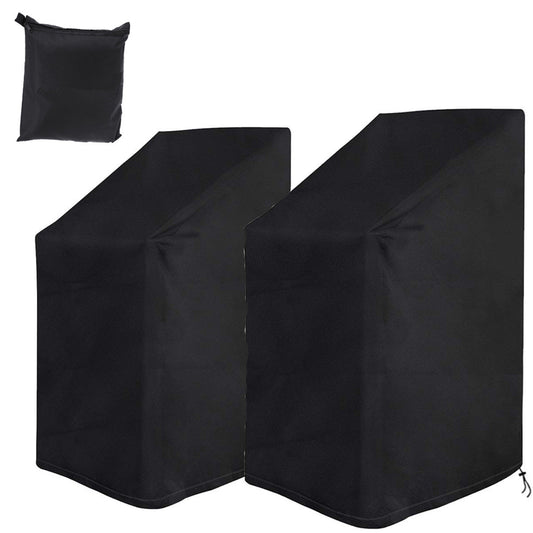 HKM-031315 Waterproof Dust Cover Chair Set with UV Protection – 210D Polyester, Silver Lining