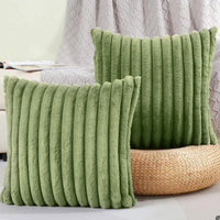 HKM-031379 Double-Sided Rabbit Hair Pillow Case - 45x45cm