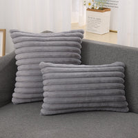 HKM-031379 Double-Sided Rabbit Hair Pillow Case - 45x45cm