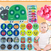 HKM-031571 Felt Emotion Face Changing Toy Kit for Kids - Educational DIY Puzzle For Early Learning