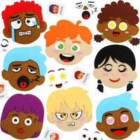 HKM-031571 Felt Emotion Face Changing Toy Kit for Kids - Educational DIY Puzzle For Early Learning