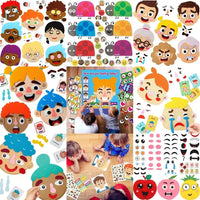 HKM-031571 Felt Emotion Face Changing Toy Kit for Kids - Educational DIY Puzzle For Early Learning