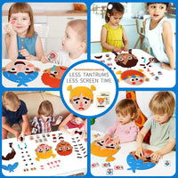 HKM-031571 Felt Emotion Face Changing Toy Kit for Kids - Educational DIY Puzzle For Early Learning