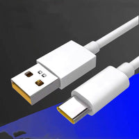 HKM-031827 65W Fast Charging Head with Type-C Data Cable for Android Phones - Available in 1m, 1.5m, and 2m Lengths