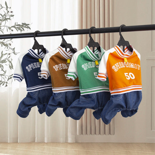HKM-031827 Cozy Four-Legged Pet Sweater in Multiple Colors and Sizes