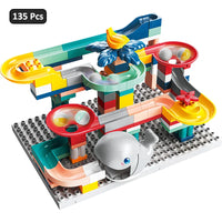 HKM-032147 DIY Assembly 135-Piece Building Block Set for Kids - Modern City Car Toy