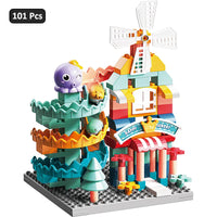 HKM-032147 DIY Assembly 135-Piece Building Block Set for Kids - Modern City Car Toy
