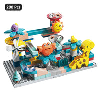HKM-032147 DIY Assembly 135-Piece Building Block Set for Kids - Modern City Car Toy