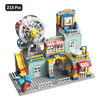 HKM-032147 DIY Assembly 135-Piece Building Block Set for Kids - Modern City Car Toy