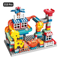 HKM-032147 DIY Assembly 135-Piece Building Block Set for Kids - Modern City Car Toy