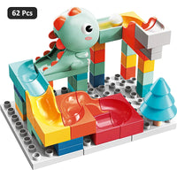 HKM-032147 DIY Assembly 135-Piece Building Block Set for Kids - Modern City Car Toy
