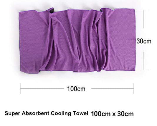 KTX-032147 Quick-Drying Sports Towel - Breathable Polyester/Cotton Fabric, Absorbent & Lightweight