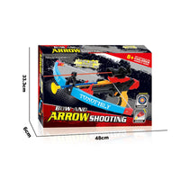 HKM-032211 Mini Archery Toy Set for Kids - Indoor Outdoor Bow and Arrow Game with Safe Arrows
