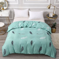 HKM-032403 Brushed Individual Quilt Cover in Various Floral Prints and Colors