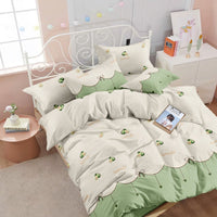 HKM-032403 Brushed Individual Quilt Cover in Various Floral Prints and Colors
