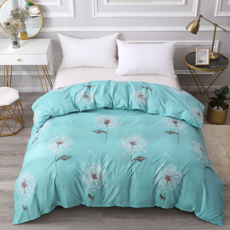 HKM-032403 Brushed Individual Quilt Cover in Various Floral Prints and Colors