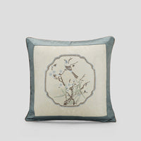 HKM-032467 Chinese Style Jacquard Pillow Cover - Modern High-Precision Cushion for Living Room and Commercial Spaces