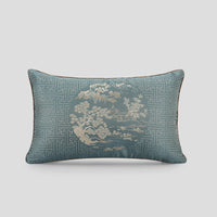 HKM-032467 Chinese Style Jacquard Pillow Cover - Modern High-Precision Cushion for Living Room and Commercial Spaces