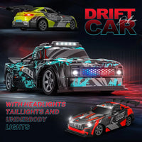 HKM-032531 1:16 Scale Remote Control Drift Car - Electric 4x4 RC Racing Car for Kids and Beginners
