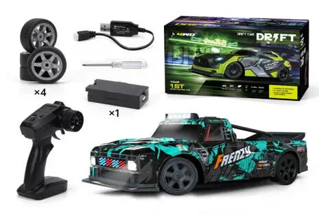 HKM-032531 1:16 Scale Remote Control Drift Car - Electric 4x4 RC Racing Car for Kids and Beginners