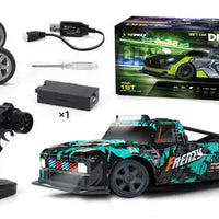 HKM-032531 1:16 Scale Remote Control Drift Car - Electric 4x4 RC Racing Car for Kids and Beginners