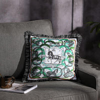 HKM-032531 Double-Sided Printed Fringe Pillow Cushion 45x45cm in Various Colors and Patterns
