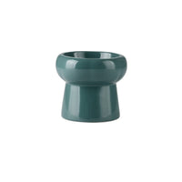 HKM-032595 High-Standing Ceramic Cat Bowl with Cervical Spine Protection - Available in Multiple Colors