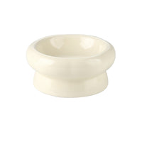 HKM-032595 High-Standing Ceramic Cat Bowl with Cervical Spine Protection - Available in Multiple Colors