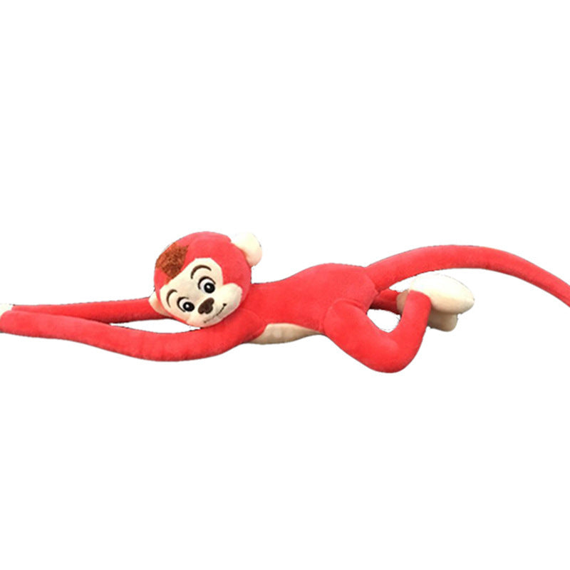 HKM-032595 Long Arm Plush Monkey Toy for Home Decoration - Available in Pink, Wine Red, Dark Brown, Light Brown, 70cm & 90cm