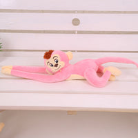 HKM-032595 Long Arm Plush Monkey Toy for Home Decoration - Available in Pink, Wine Red, Dark Brown, Light Brown, 70cm & 90cm