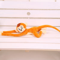 HKM-032595 Long Arm Plush Monkey Toy for Home Decoration - Available in Pink, Wine Red, Dark Brown, Light Brown, 70cm & 90cm