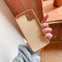 HKM-032659 Sawdust Compatible Silicone Back Cover for iPhone SE 2, 11, 11 Pro - Fashionable Design
