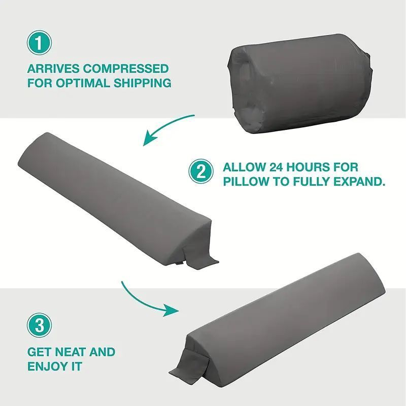 HKM-032723 Comfortable Gap Pillow for Head and Neck Support - 137x15x25 cm