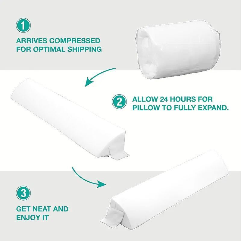 HKM-032723 Comfortable Gap Pillow for Head and Neck Support - 137x15x25 cm