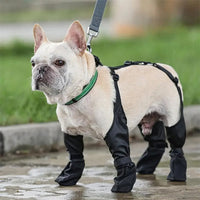 HKM-032723 Waterproof Adjustable Dog Shoes with Non-Slip Sole for Outdoor Protection and Comfort