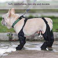 HKM-032723 Waterproof Adjustable Dog Shoes with Non-Slip Sole for Outdoor Protection and Comfort