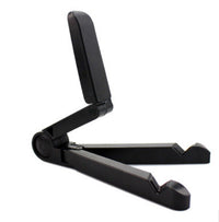 HKM-032787 Folding Plastic Triangle Stand for iPad and iPhone - Universal Mobile Device Holder