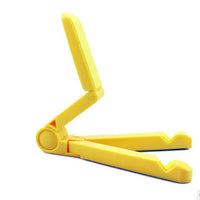 HKM-032787 Folding Plastic Triangle Stand for iPad and iPhone - Universal Mobile Device Holder