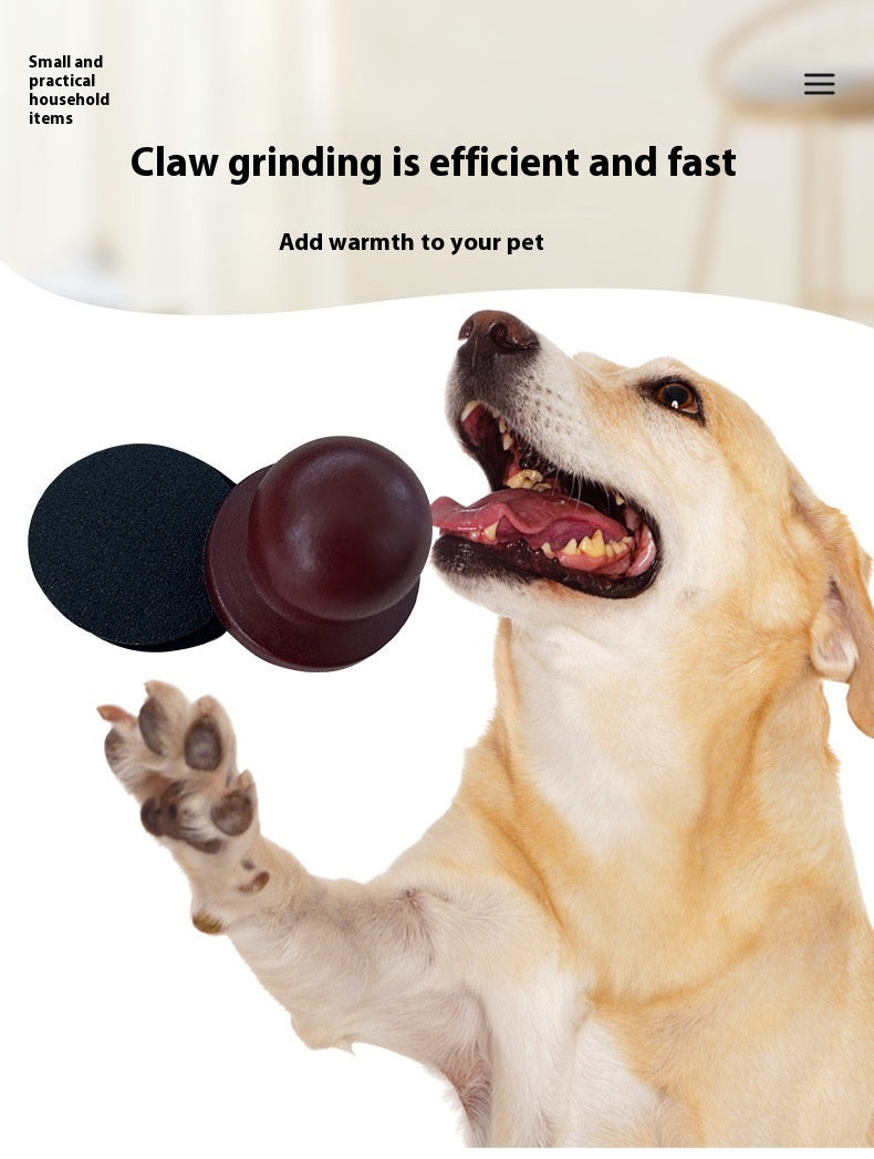 HKM-033171 Wooden Dog Claw Grinding Removable Pet Nail Repair Board